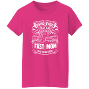 Behind Every Fast Car is a Fast Mom Drag Racing Expert T-Shirts