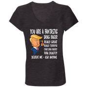 You're A Fantastic Drag Racer Women's V-Neck T-Shirts