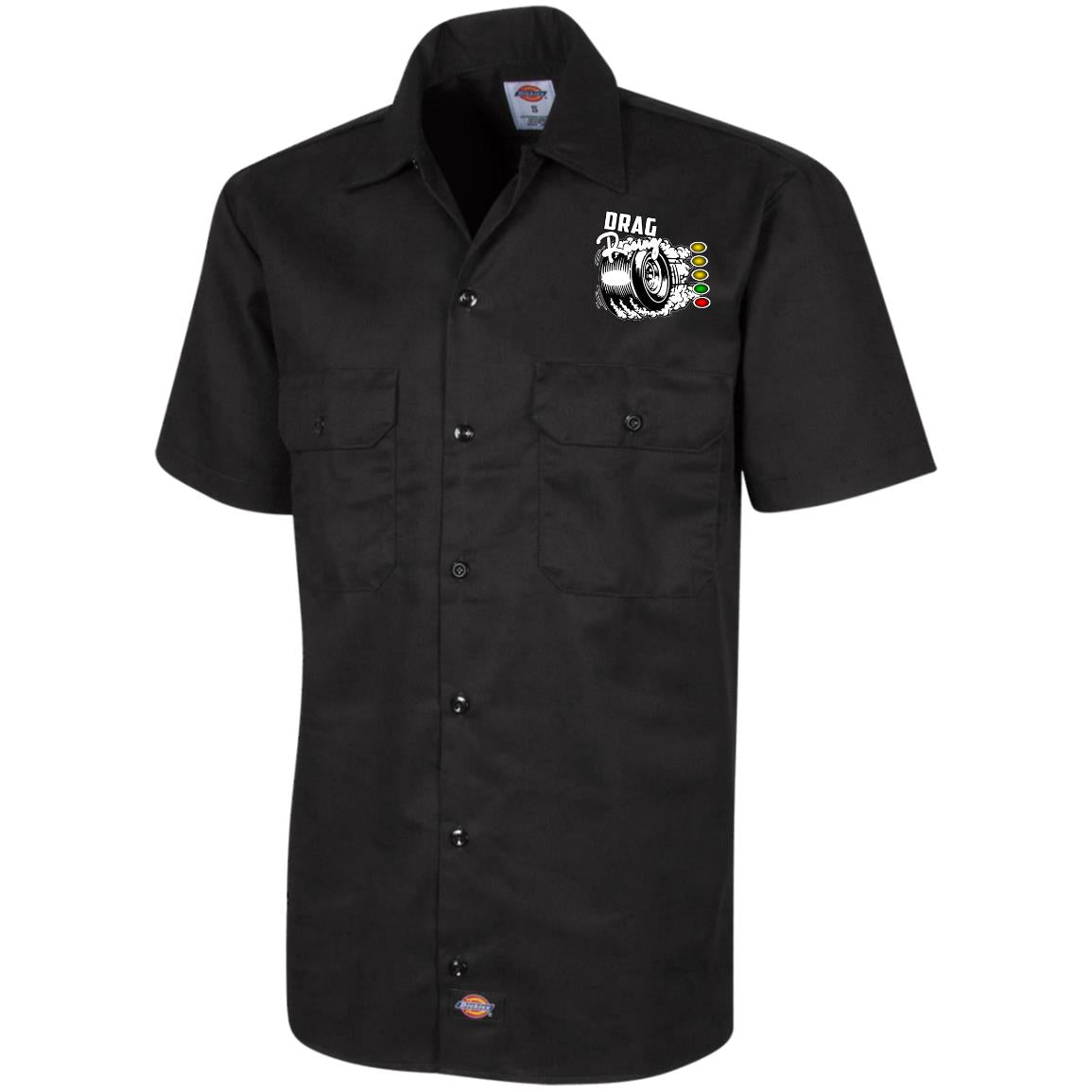 Drag Racing Dickies Men's Short Sleeve Workshirt