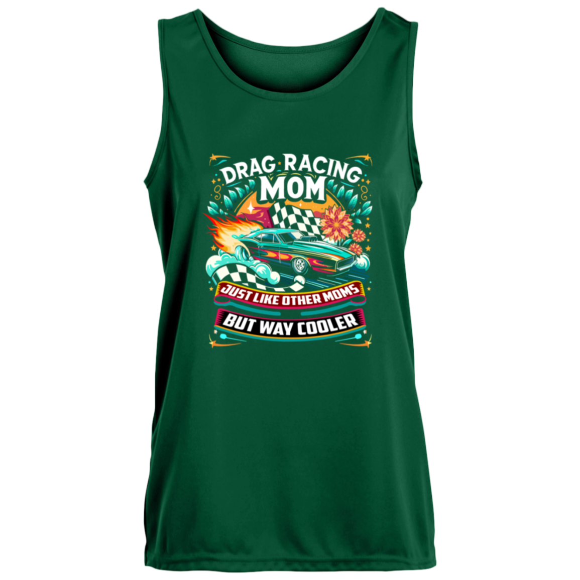 Drag Racing Mom Just Like Other Moms Tank Tops