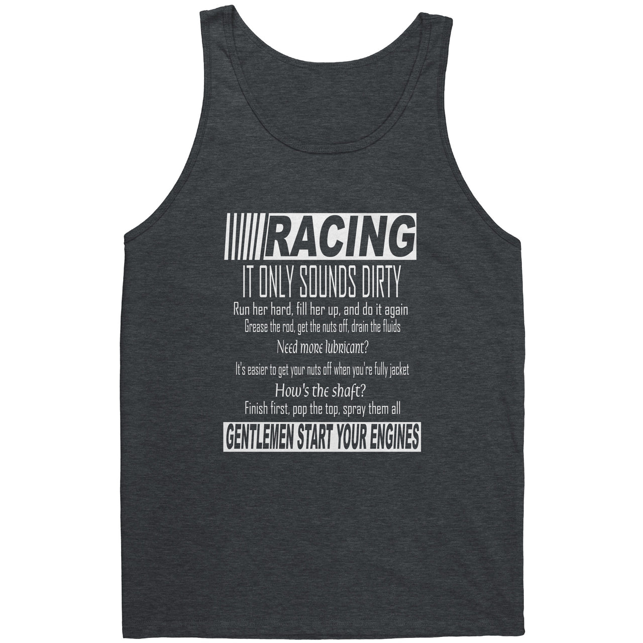 Racing It only sounds dirty Tank top