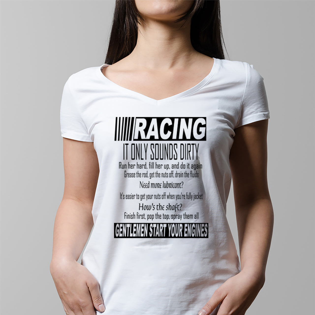 Racing It only sounds dirty Women's Shirts