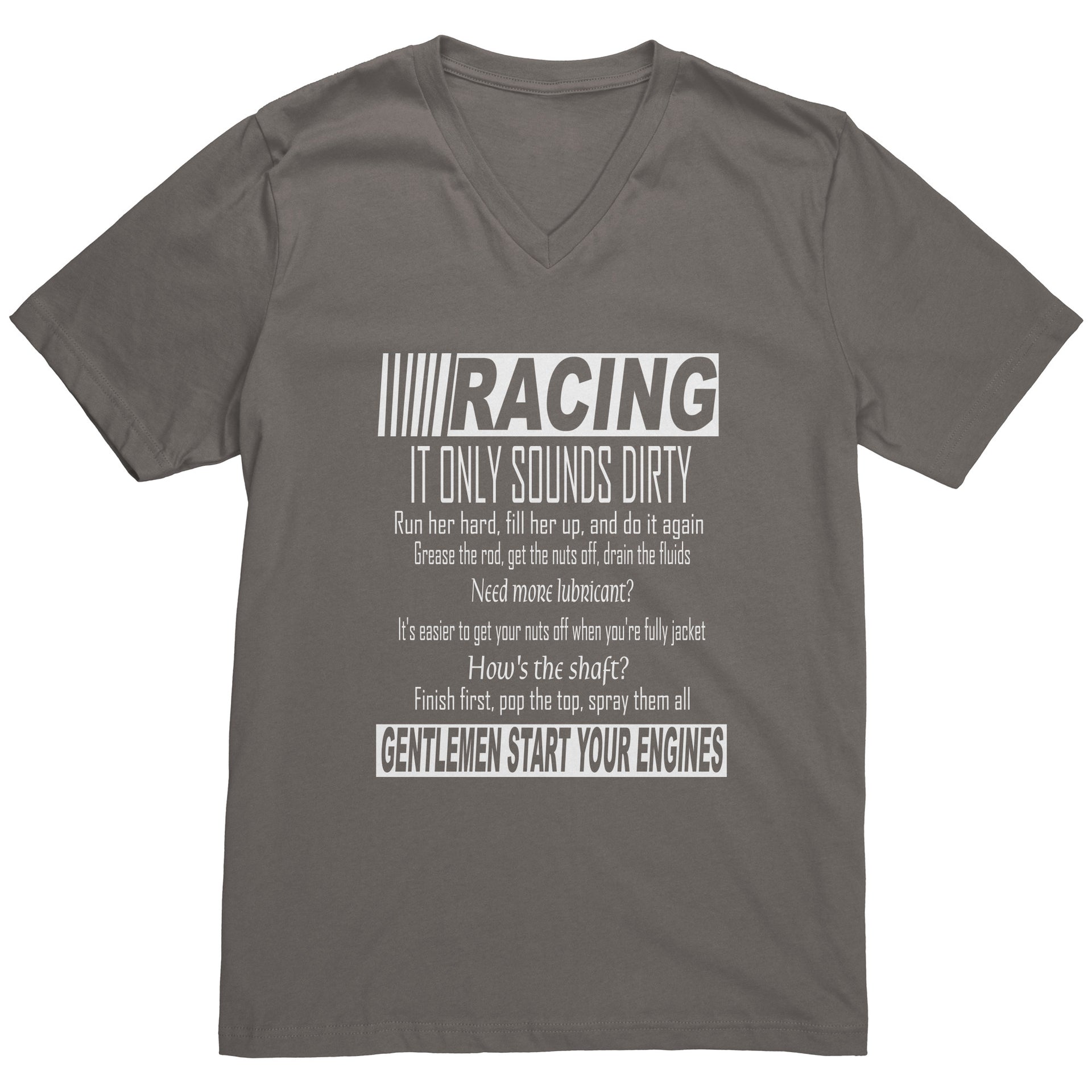 Racing It only sounds dirty Men's T-Shirts