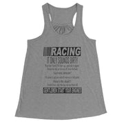 Racing It only sounds dirty Women's Tank Tops
