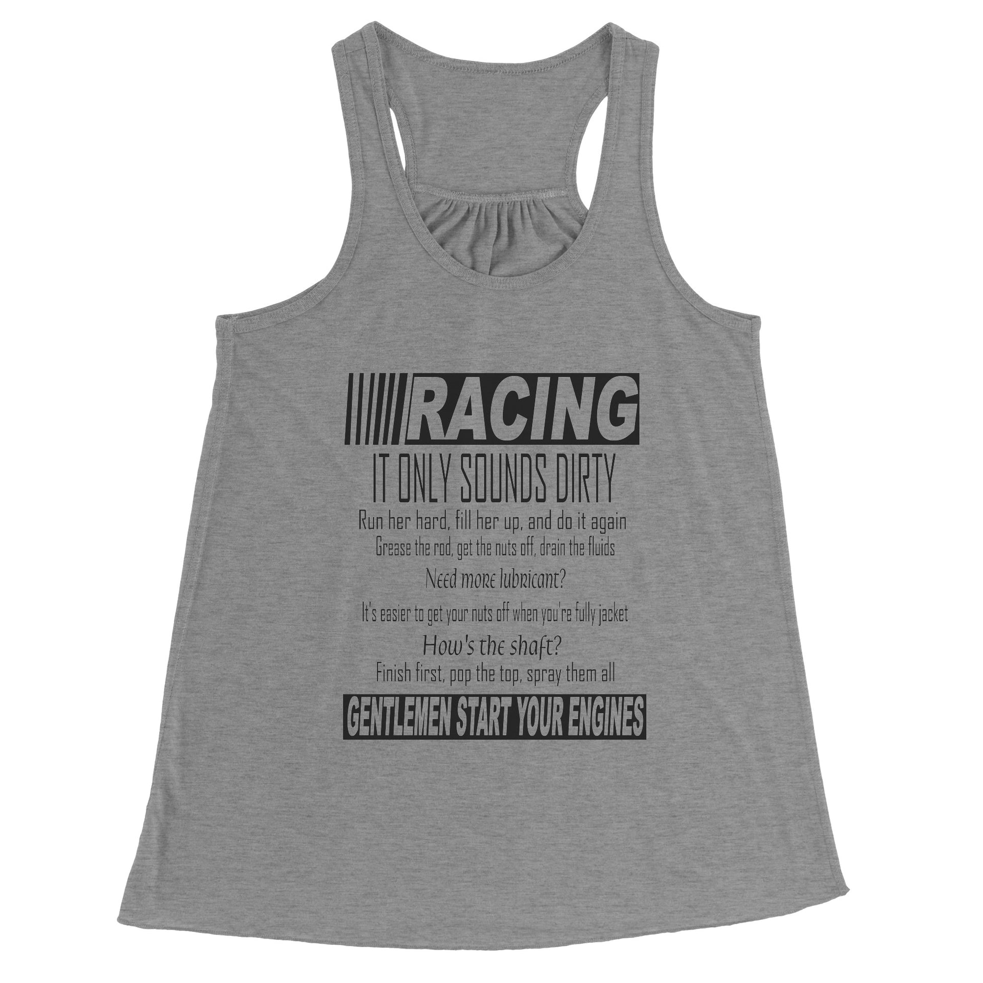 Racing It only sounds dirty Women's Tank Tops