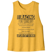 Racing It only sounds dirty Women's Tank Tops