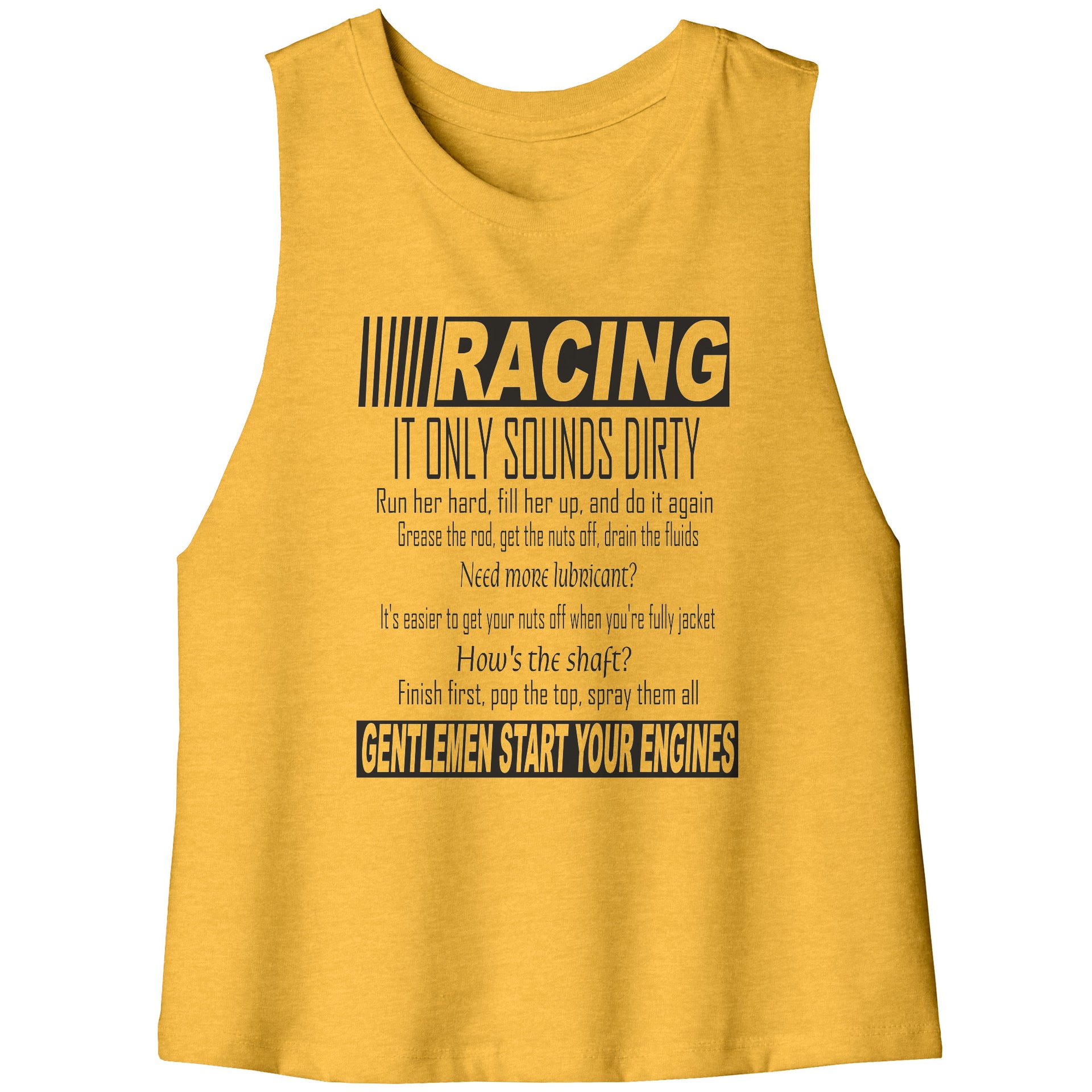 Racing It only sounds dirty Women's Tank Tops