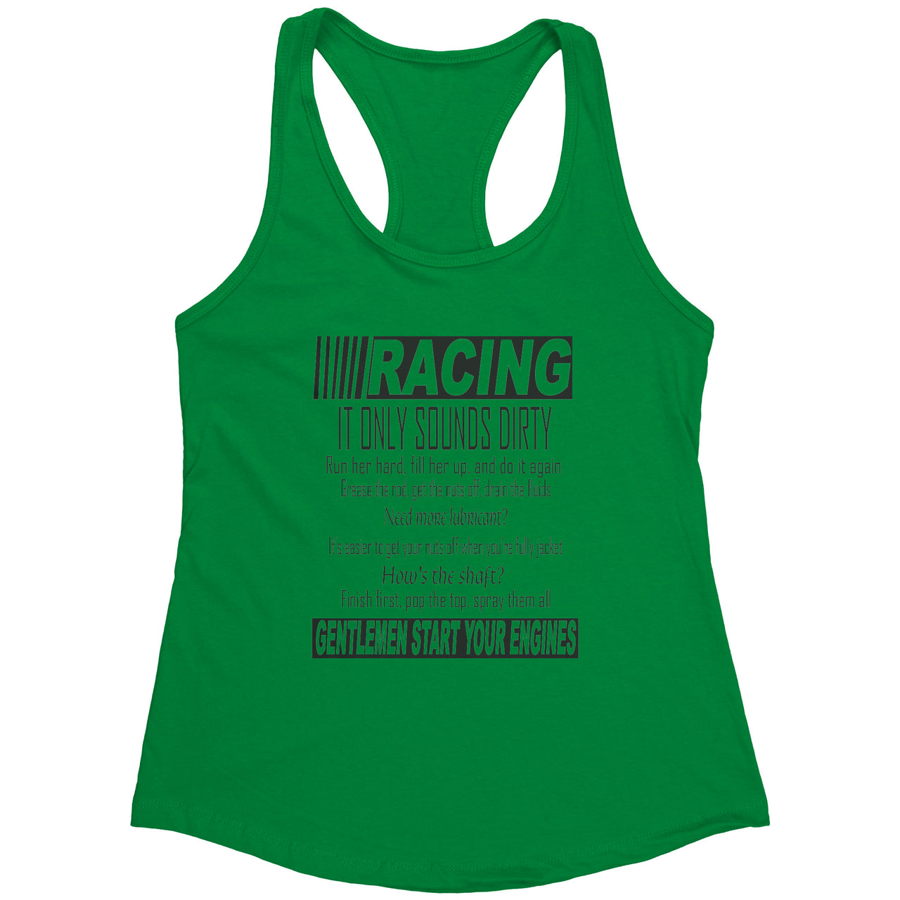 Racing It only sounds dirty Women's Tank Tops