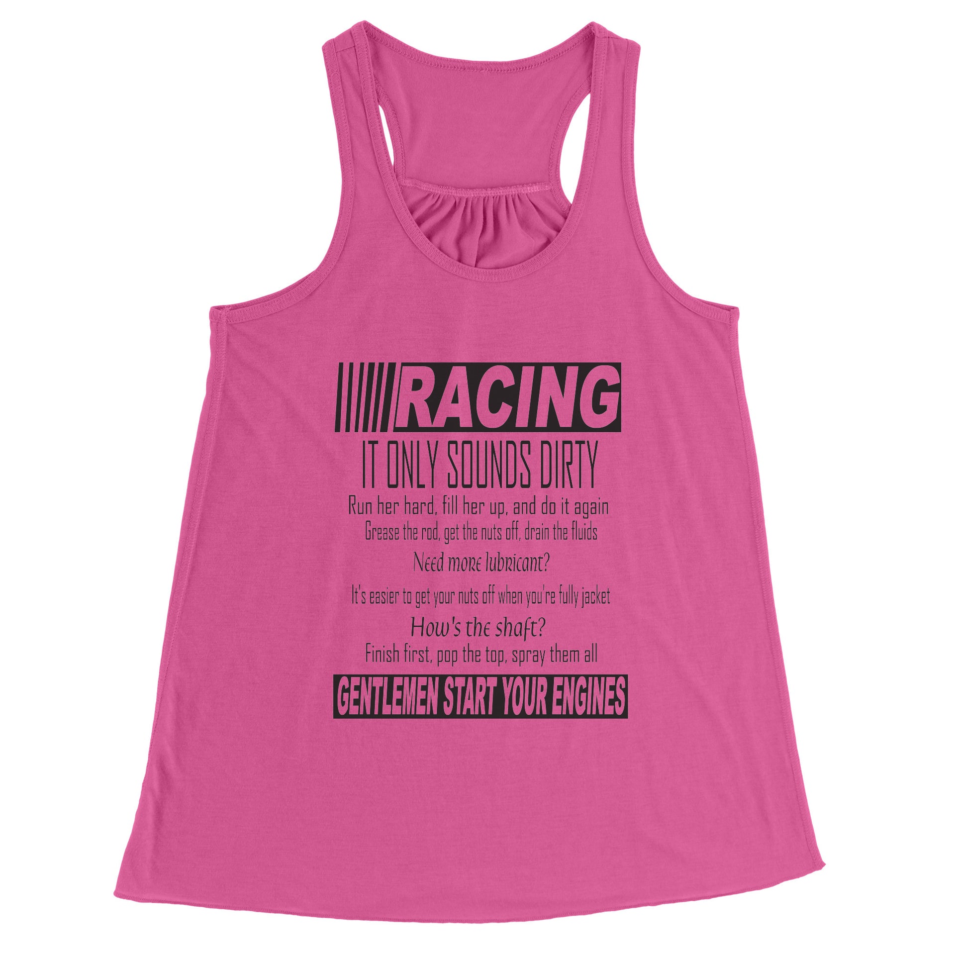 Racing It only sounds dirty Women's Tank Tops