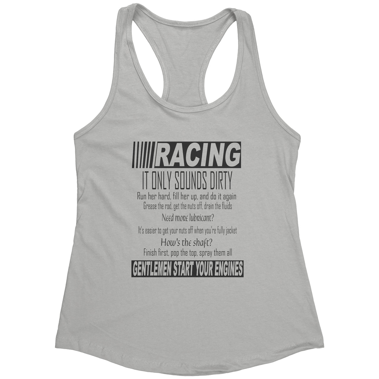 Racing It only sounds dirty Women's Tank Tops