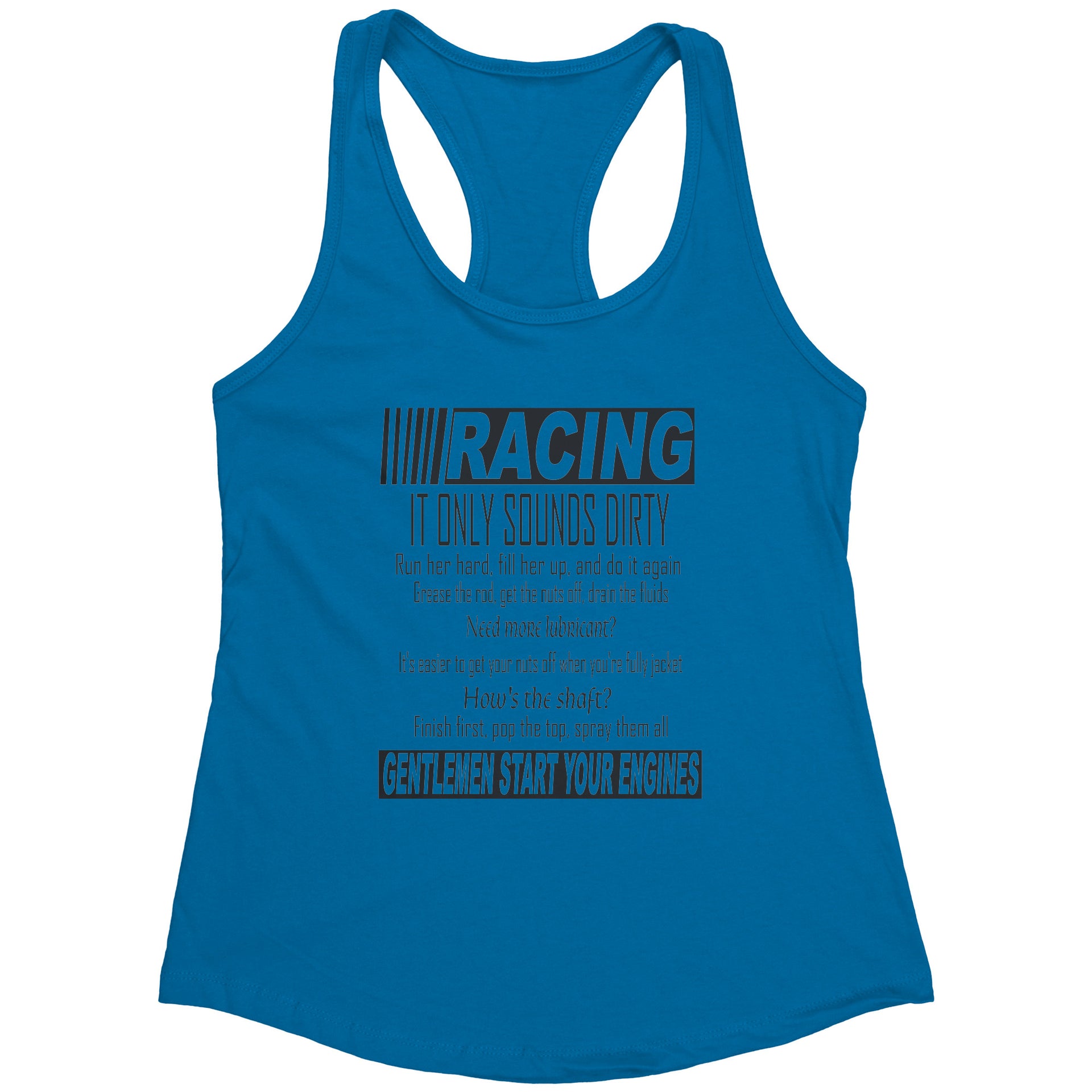 Racing It only sounds dirty Women's Tank Tops