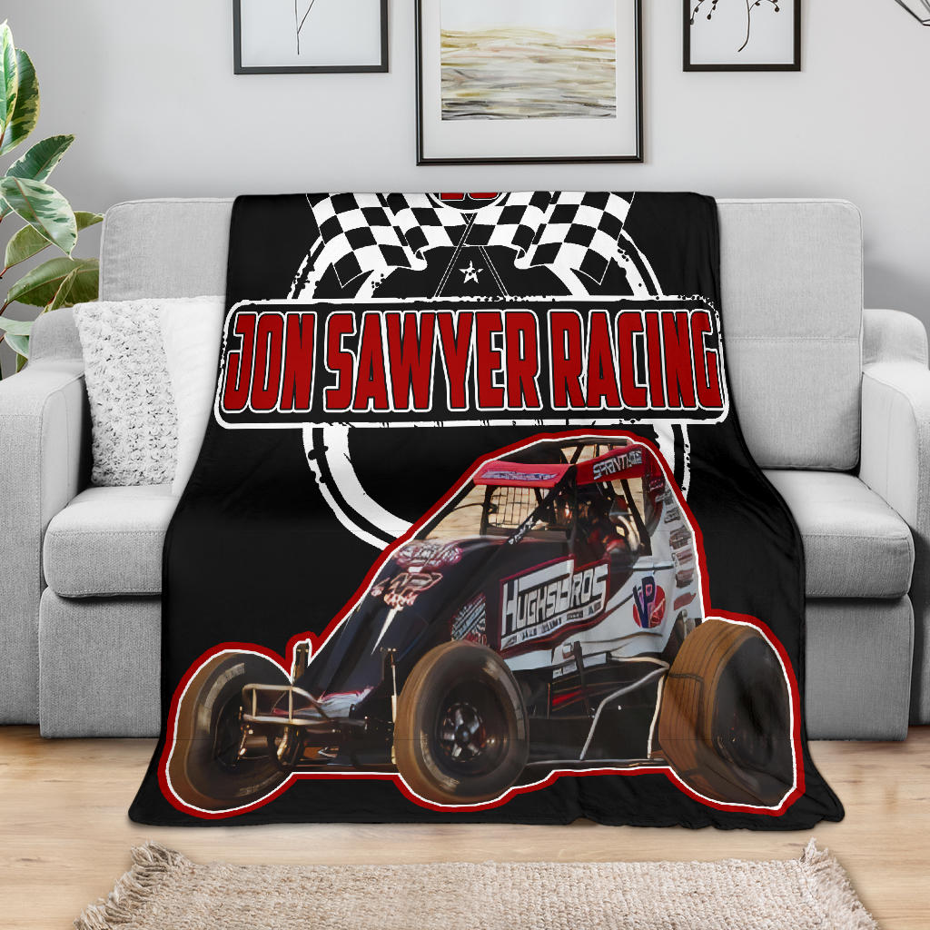 Custom Jon Sawyer Racing Blanket