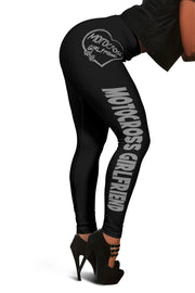Motocross Girlfriend Heart Leggings