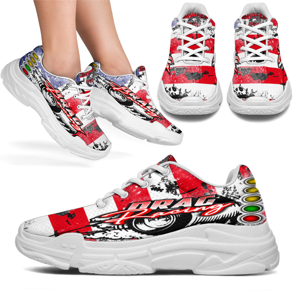 USA Drag Racing Chunky Sneakers