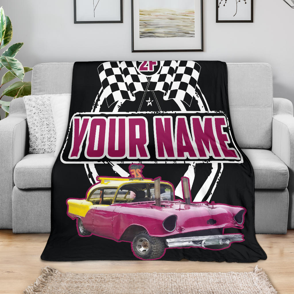 Custom Demolition Derby Blanket