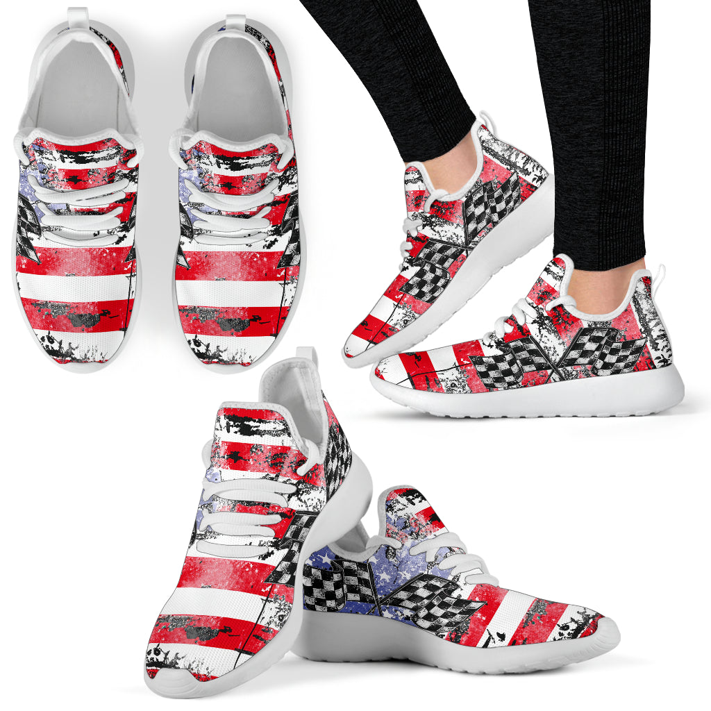 USA Racing Mesh Sneakers