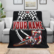 Custom Motocross Blanket