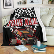 Custom Sprint Car Racing Blanket