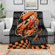 Custom Sprint Car Racing Blanket