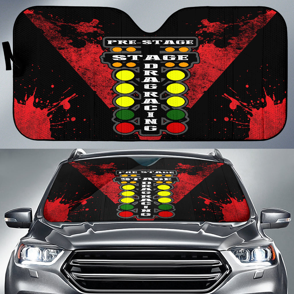 Drag Racing Windshield Sun Shade
