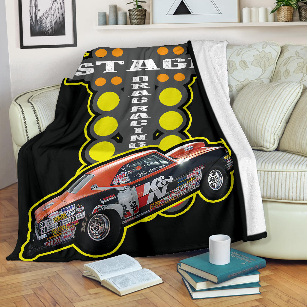 custom drag racing blanket