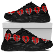 Drag Racing Heartbeat Chunky Sneakers