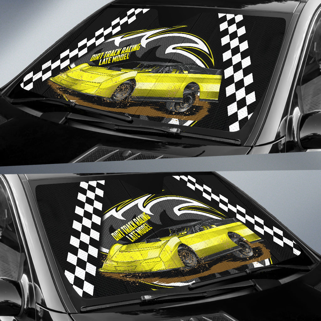 Dirt Track Racing Late Model Windshield Sun Shade