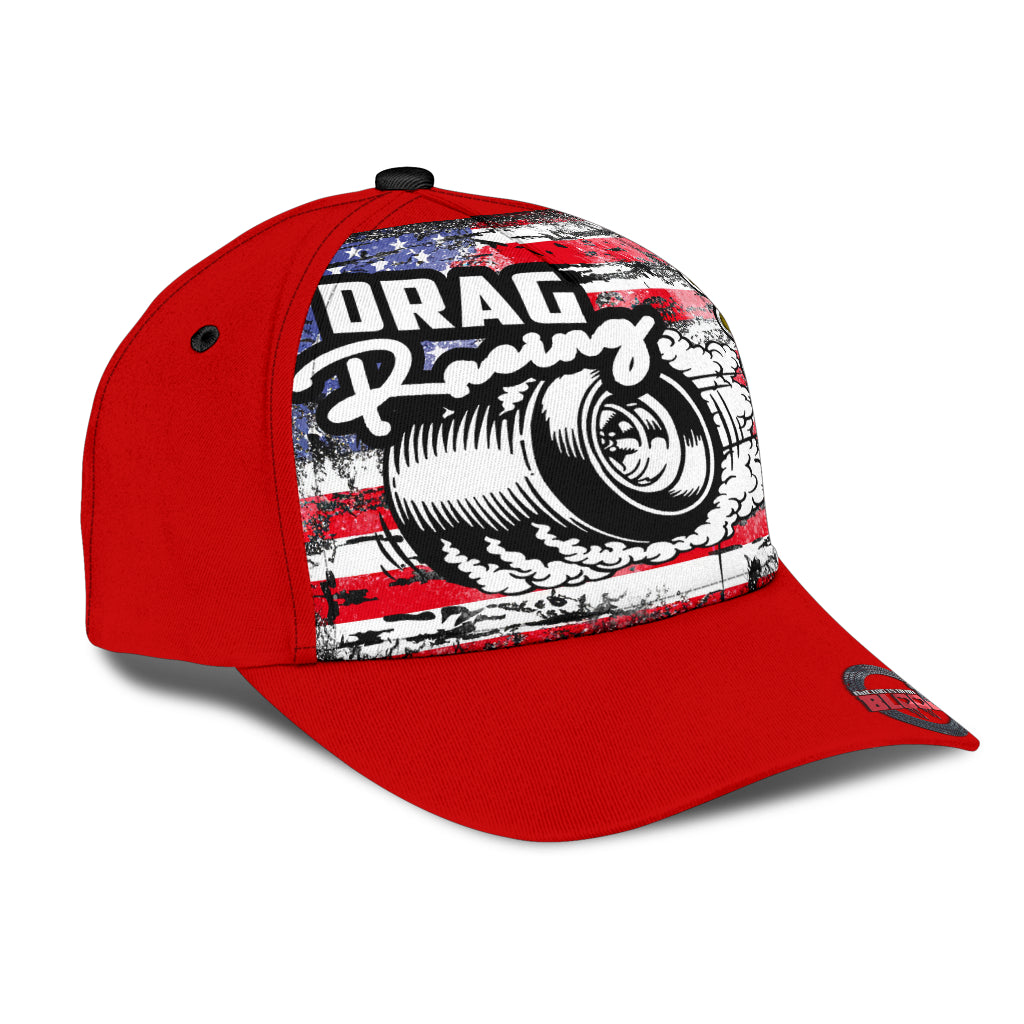 USA Drag Racing Classic Cap Red