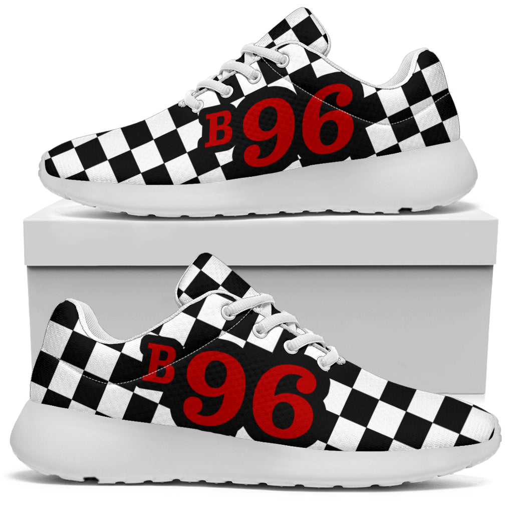 Custom Racing Checkered Sneakers