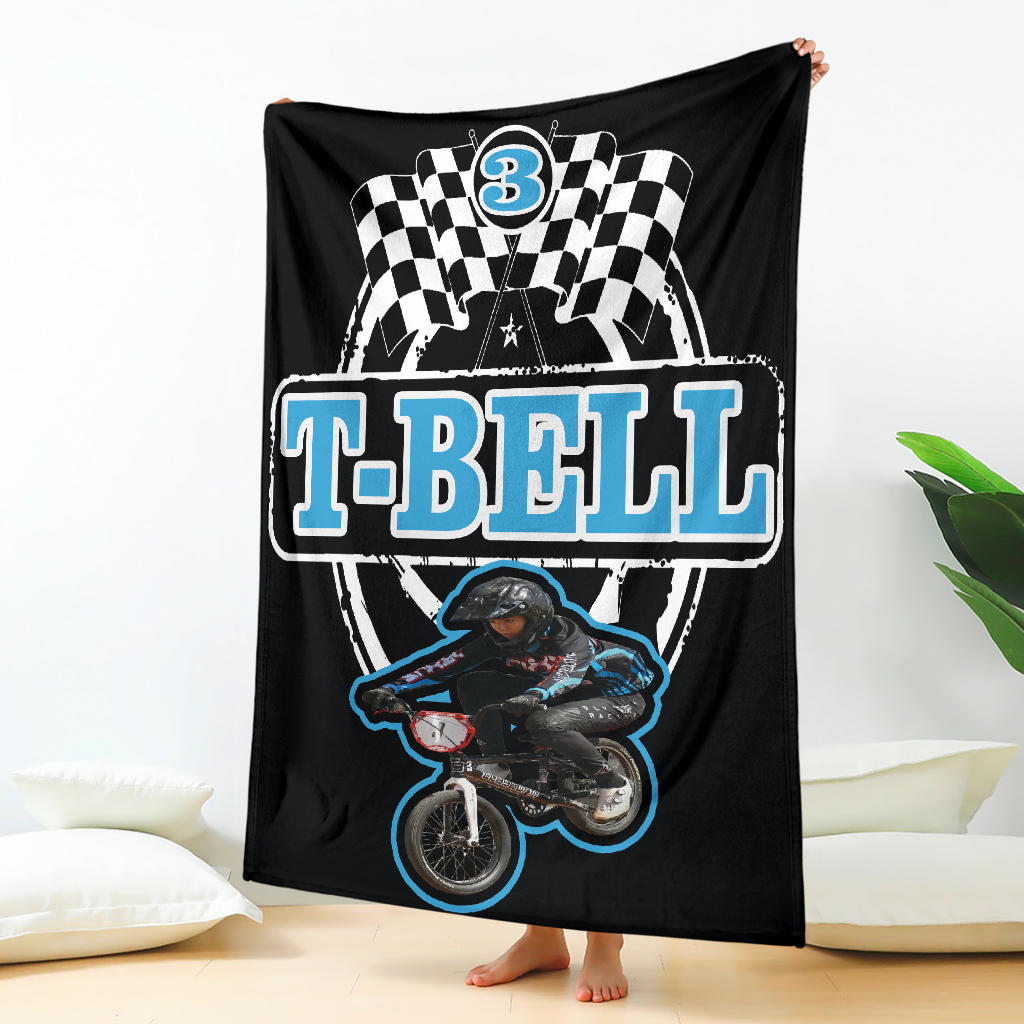 custom BMX racing blanket