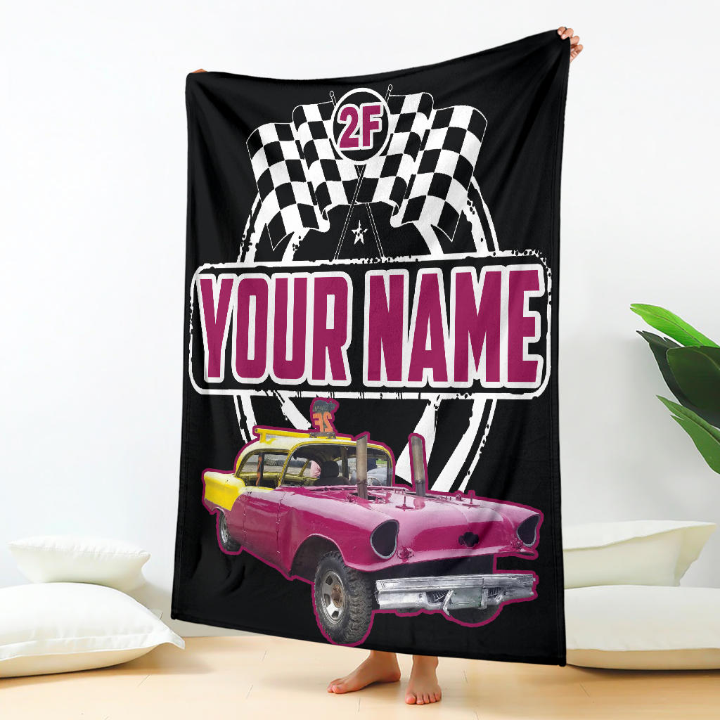 Custom Demolition Derby Blanket