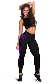Motocross Grandma Heart Leggings