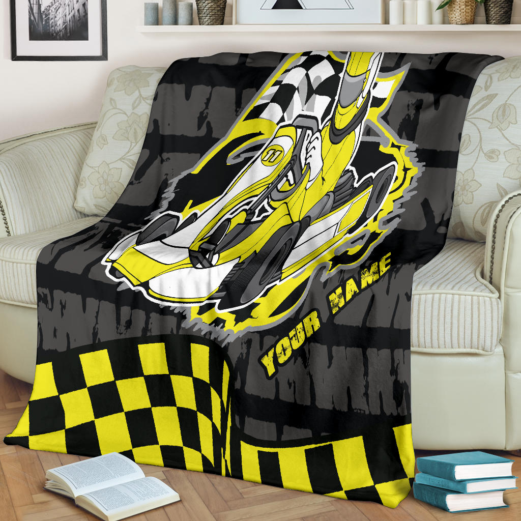 Custom Kart Racing Blanket