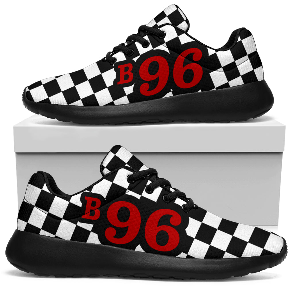 Custom Racing Checkered Sneakers