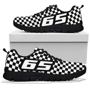 custom racing running sneakers number 65