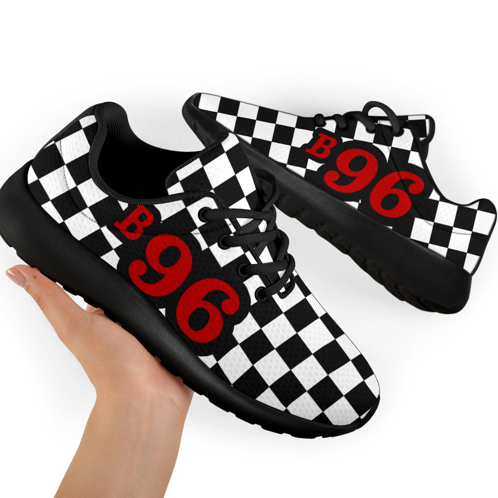 Custom Racing Checkered Sneakers