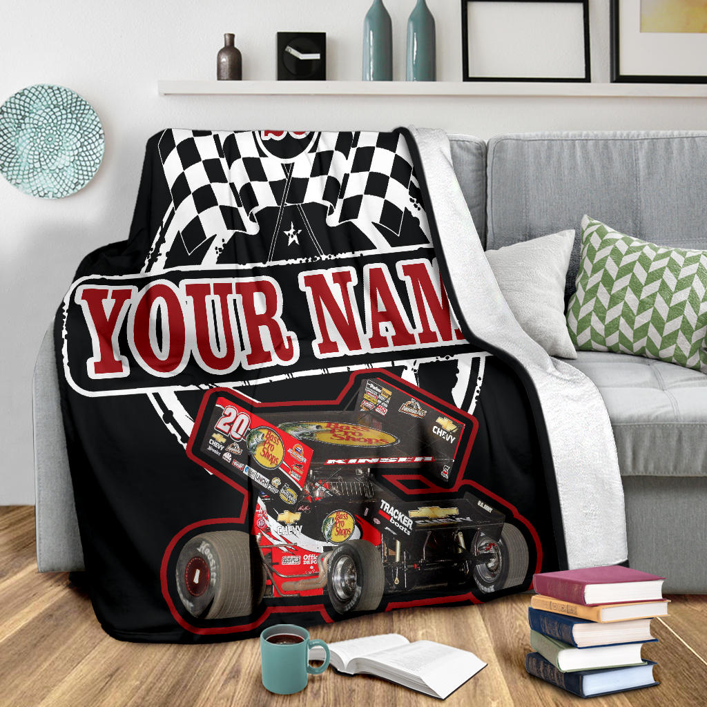 Custom Sprint Car Racing Blanket
