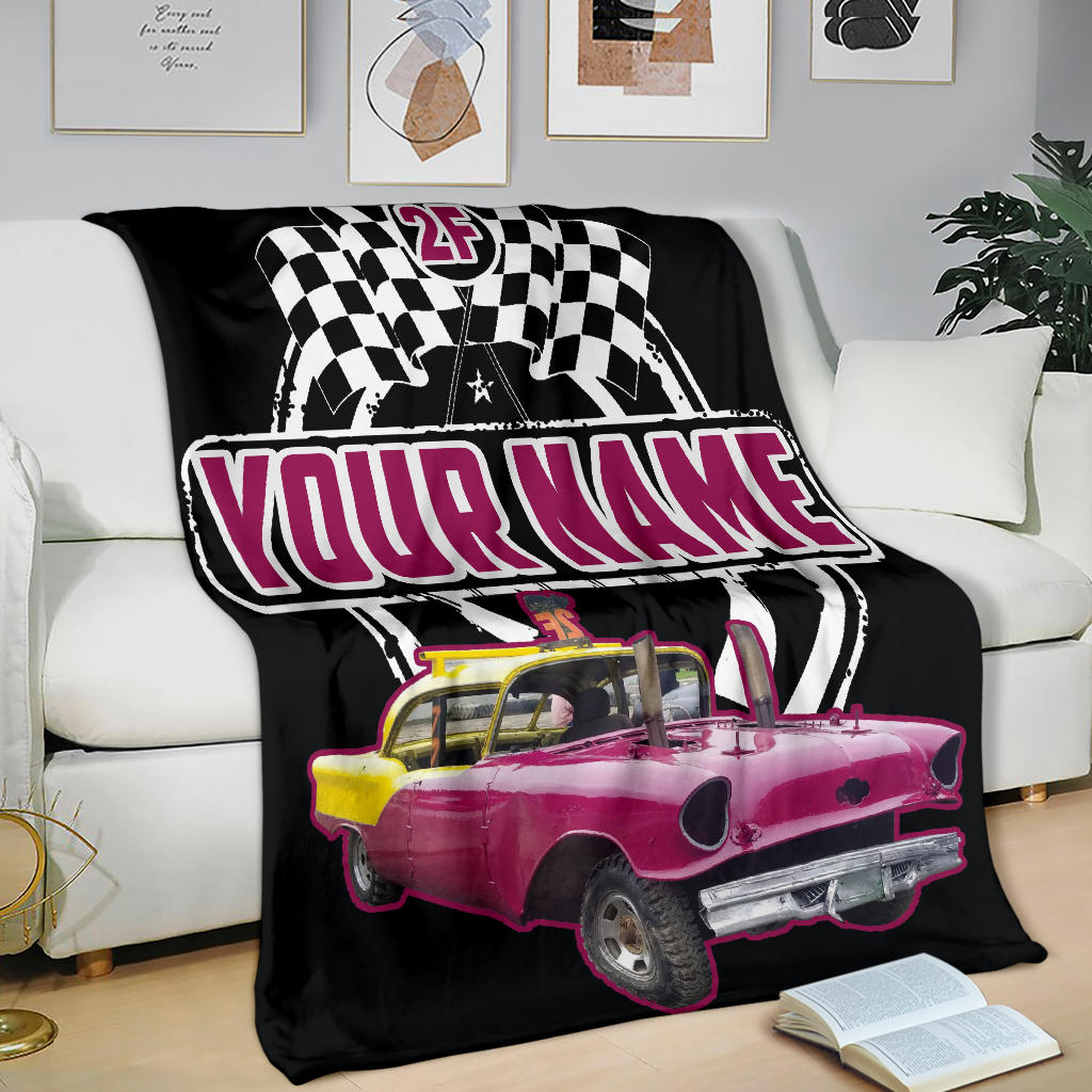 Custom Demolition Derby Blanket