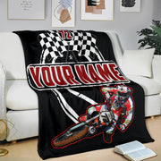 Custom Motocross Blanket