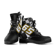 Custom Number Checkered Racing Boots