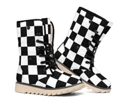 Racing Checkered Polar Boots