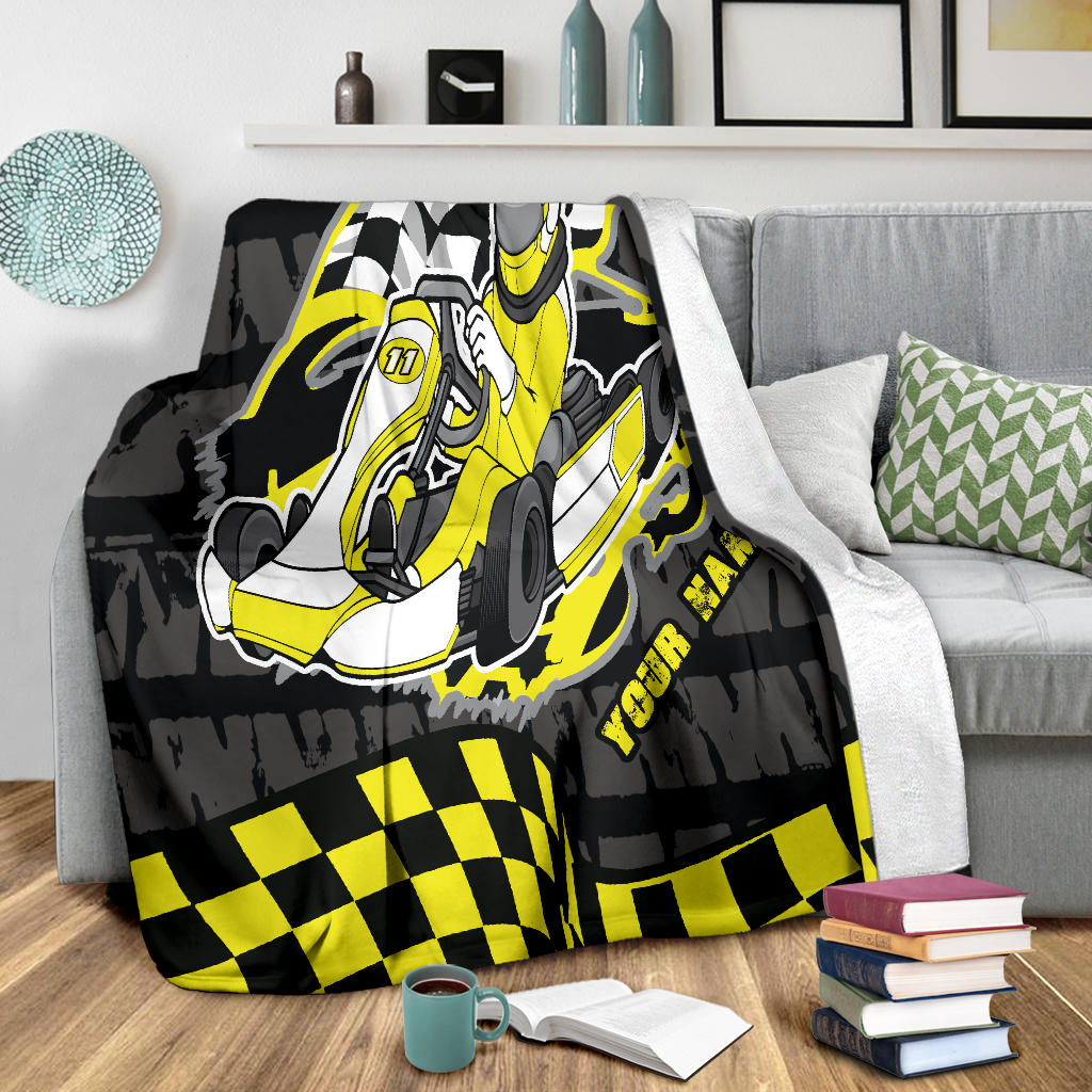 Custom Kart Racing Blanket