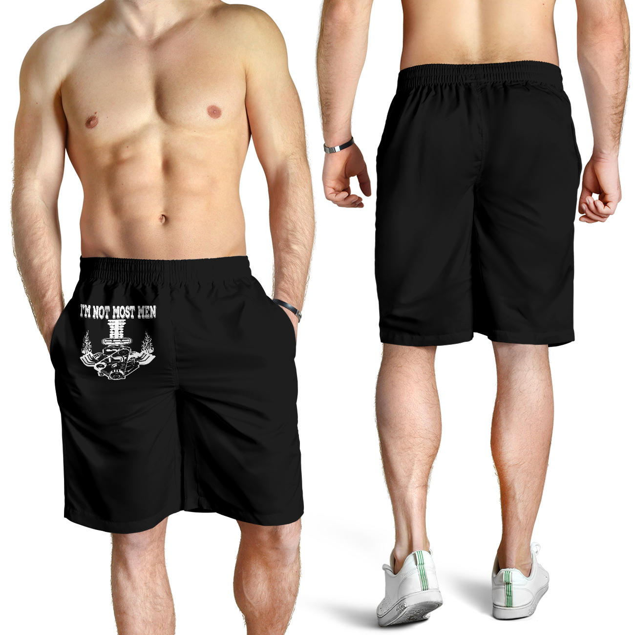 Drag racing men's shorts