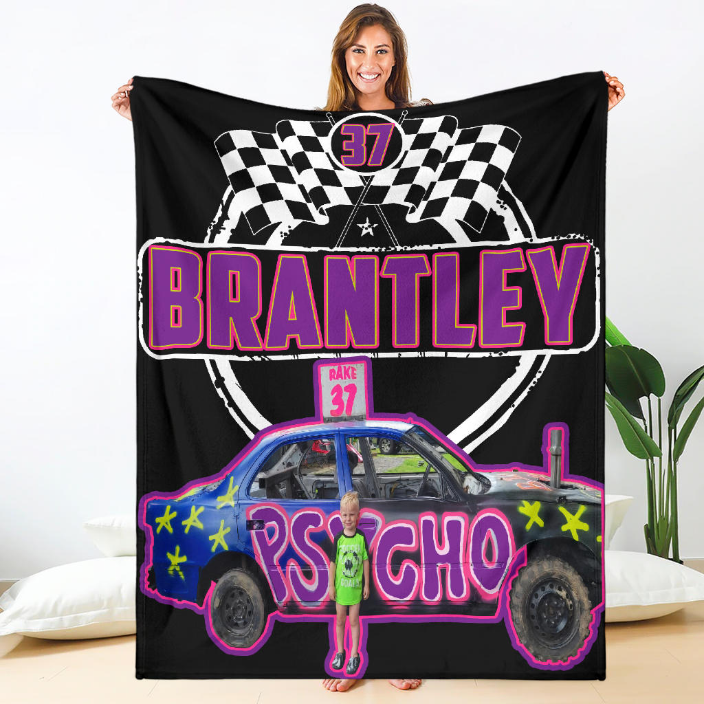 Custom Demolition Derby Blanket