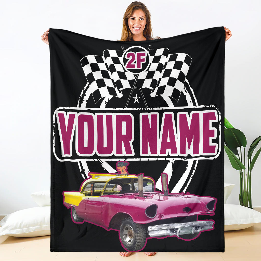 Custom Demolition Derby Blanket