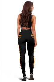 Motocross Mom Heart Leggings