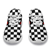 Custom Racing Checkered Sneakers