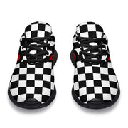 Custom Racing Checkered Sneakers