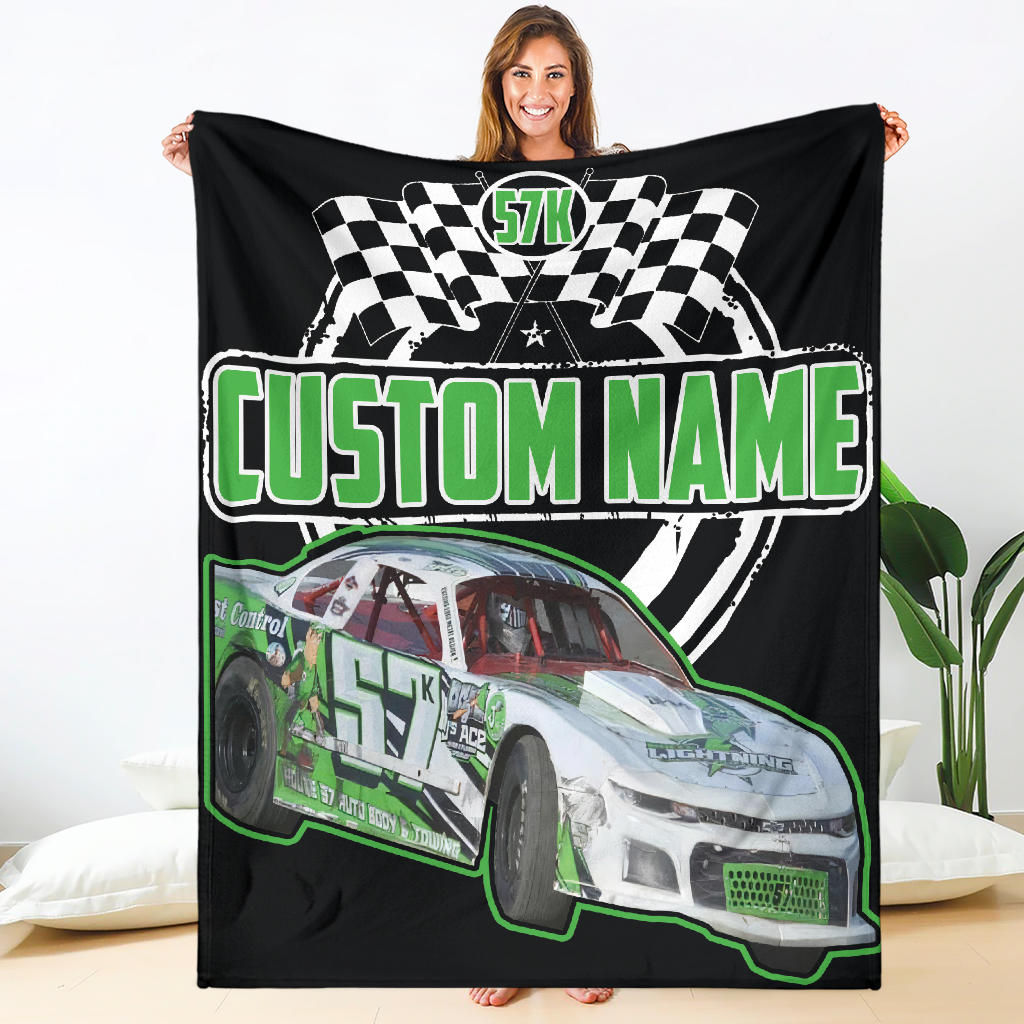 Custom Street Stock Blanket