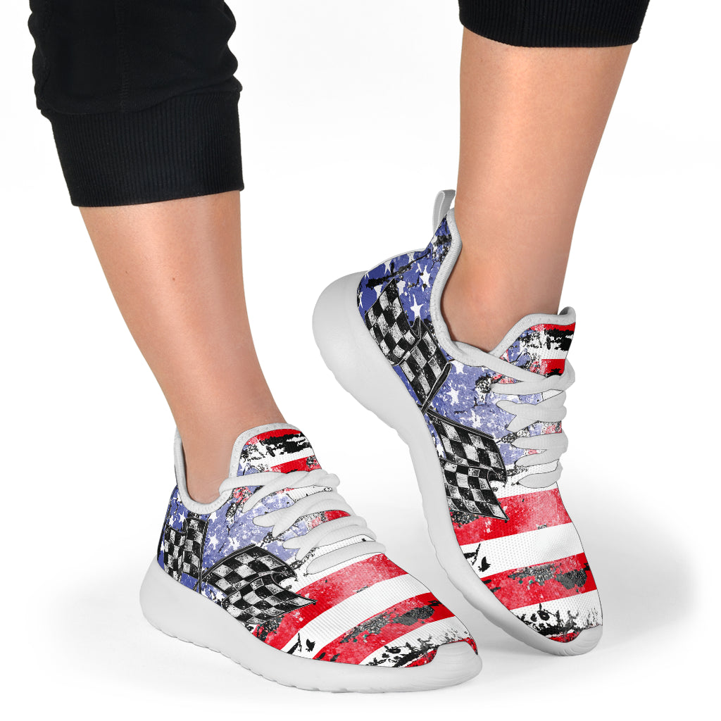 USA Racing Mesh Sneakers